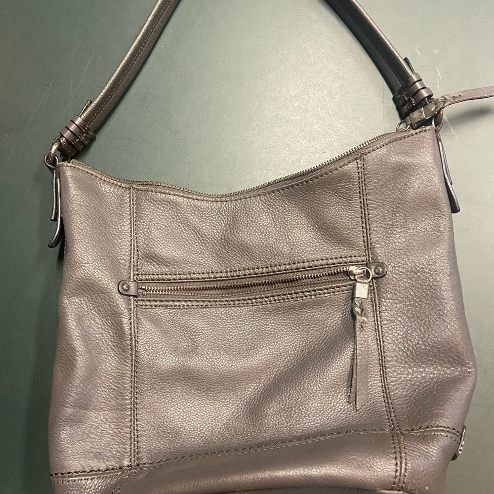 The Sak Gray Leather Purse - image 3